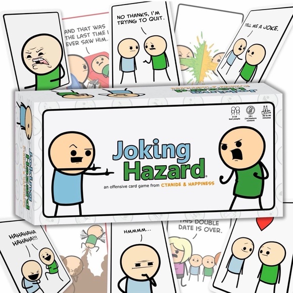 Other - Joking Hazard Card Game by Cyanide & Happiness - White/Green/Blue Box